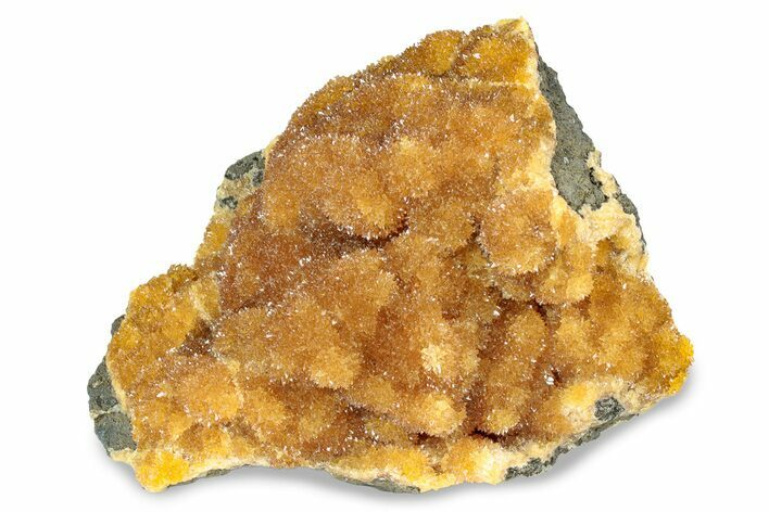Intense Orange Calcite Crystal Cluster - Poland #242874